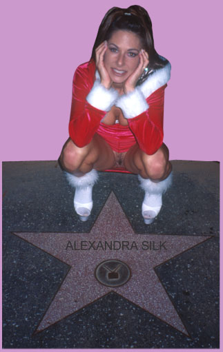 Alexandra Silk's star on the walk of fame
